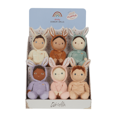 Olli Ella | Dinky Dinkum Fluffles Dolls (Assorted) by Olli Ella - Friends of K
