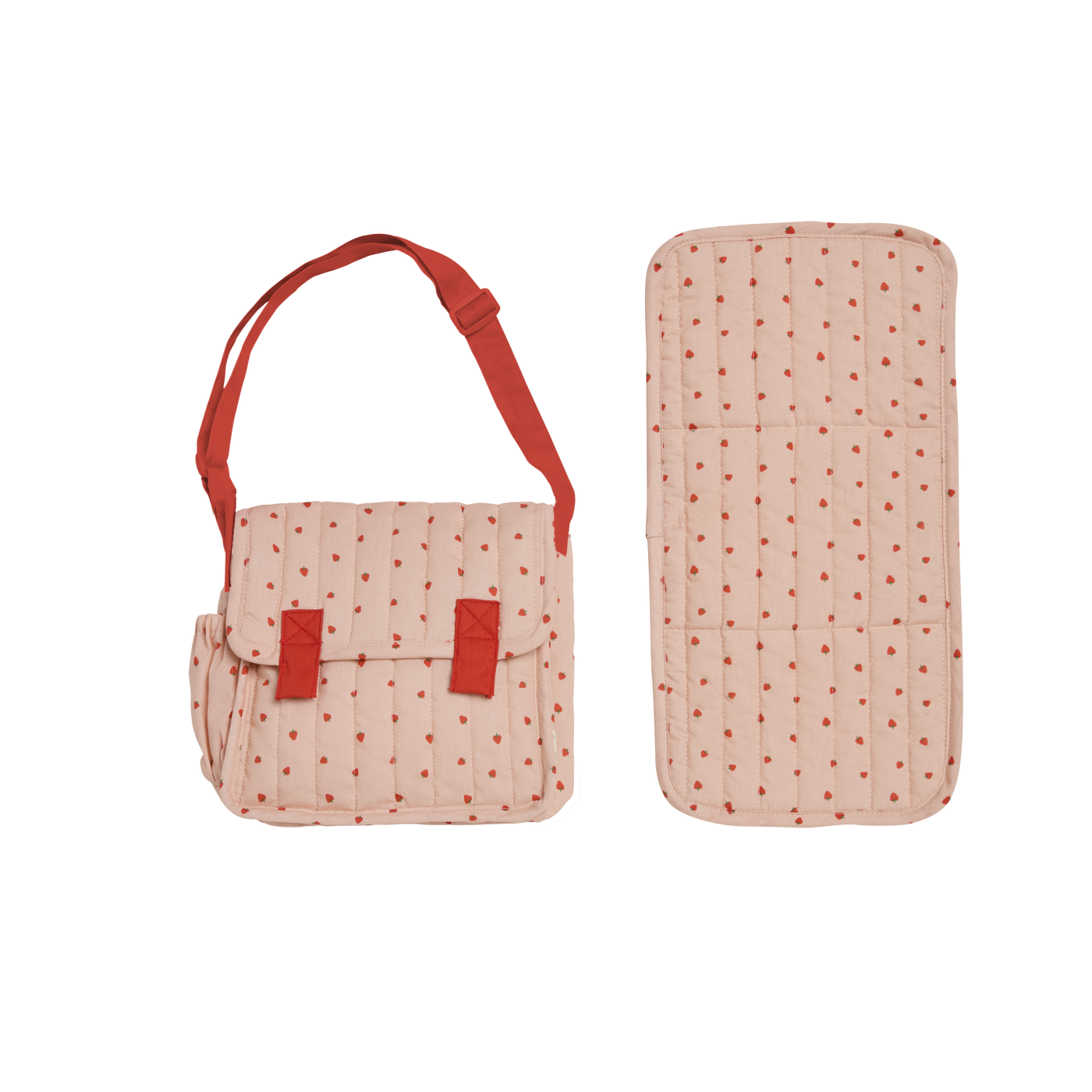 Olli Ella | Carrie Convertible Changing Bag Strawberry by Olli Ella - Friends of K