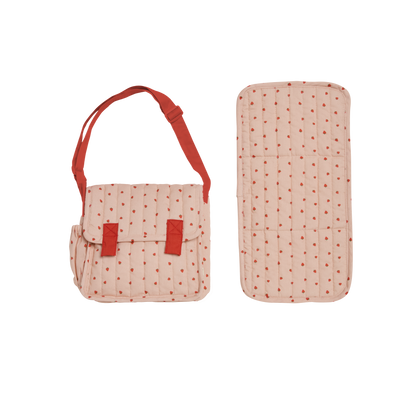 Olli Ella | Carrie Convertible Changing Bag Strawberry by Olli Ella - Friends of K