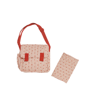 Olli Ella | Carrie Convertible Changing Bag Strawberry by Olli Ella - Friends of K