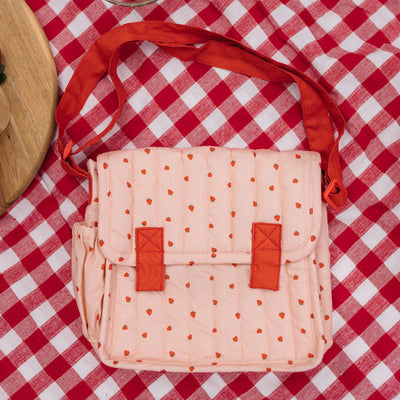 Olli Ella | Carrie Convertible Changing Bag Strawberry by Olli Ella - Friends of K