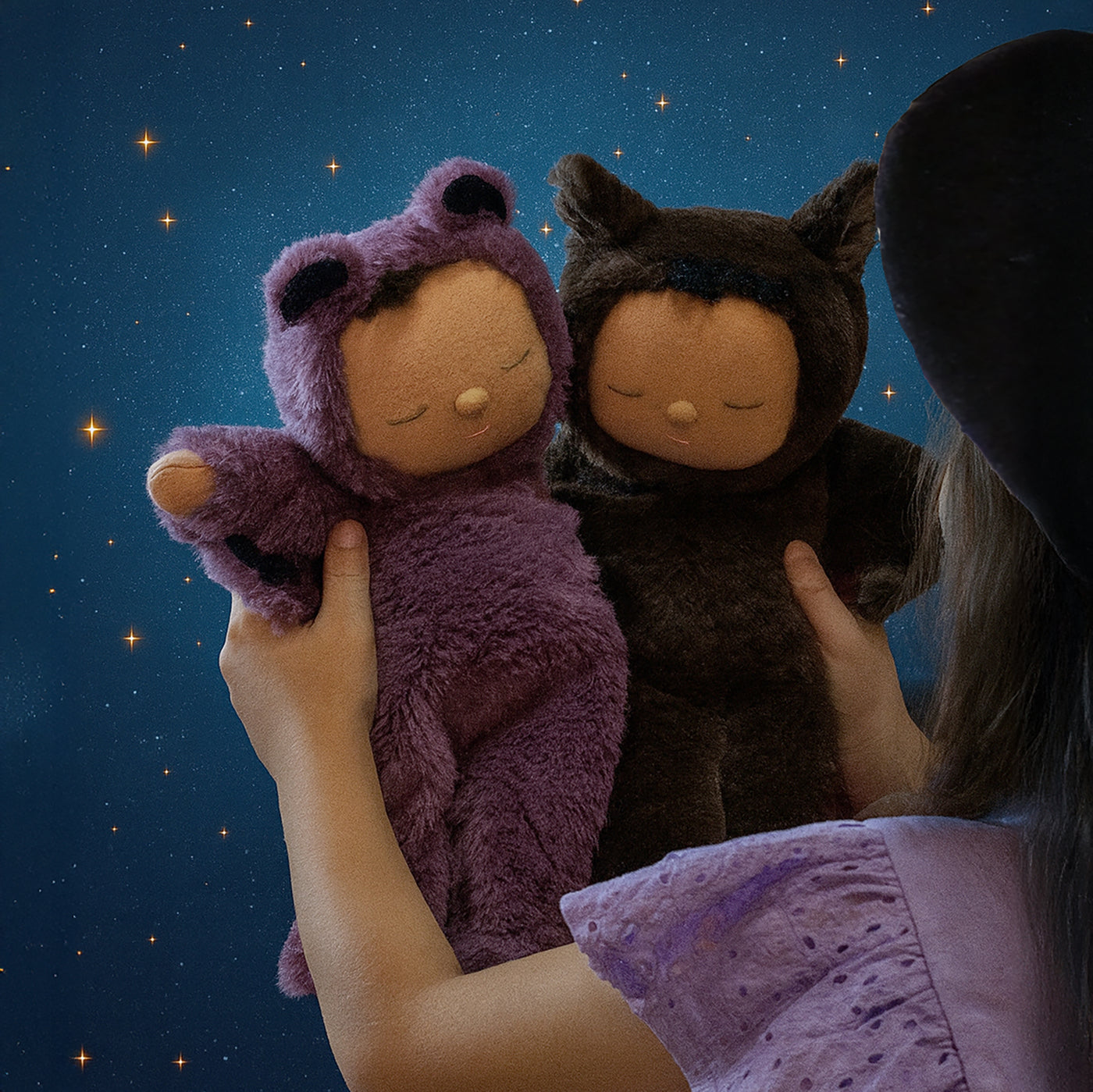 Olli Ella | Cozy Dinkum Bat Pip Purple by Olli Ella - Friends of K
