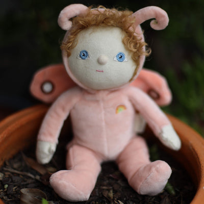 Olli Ella | Dinky Dinkum Backyard Buddies Millie Moth Pink by Olli Ella - Friends of K