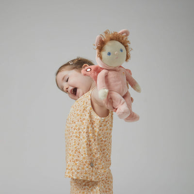 Olli Ella | Dinky Dinkum Backyard Buddies Millie Moth Pink by Olli Ella - Friends of K