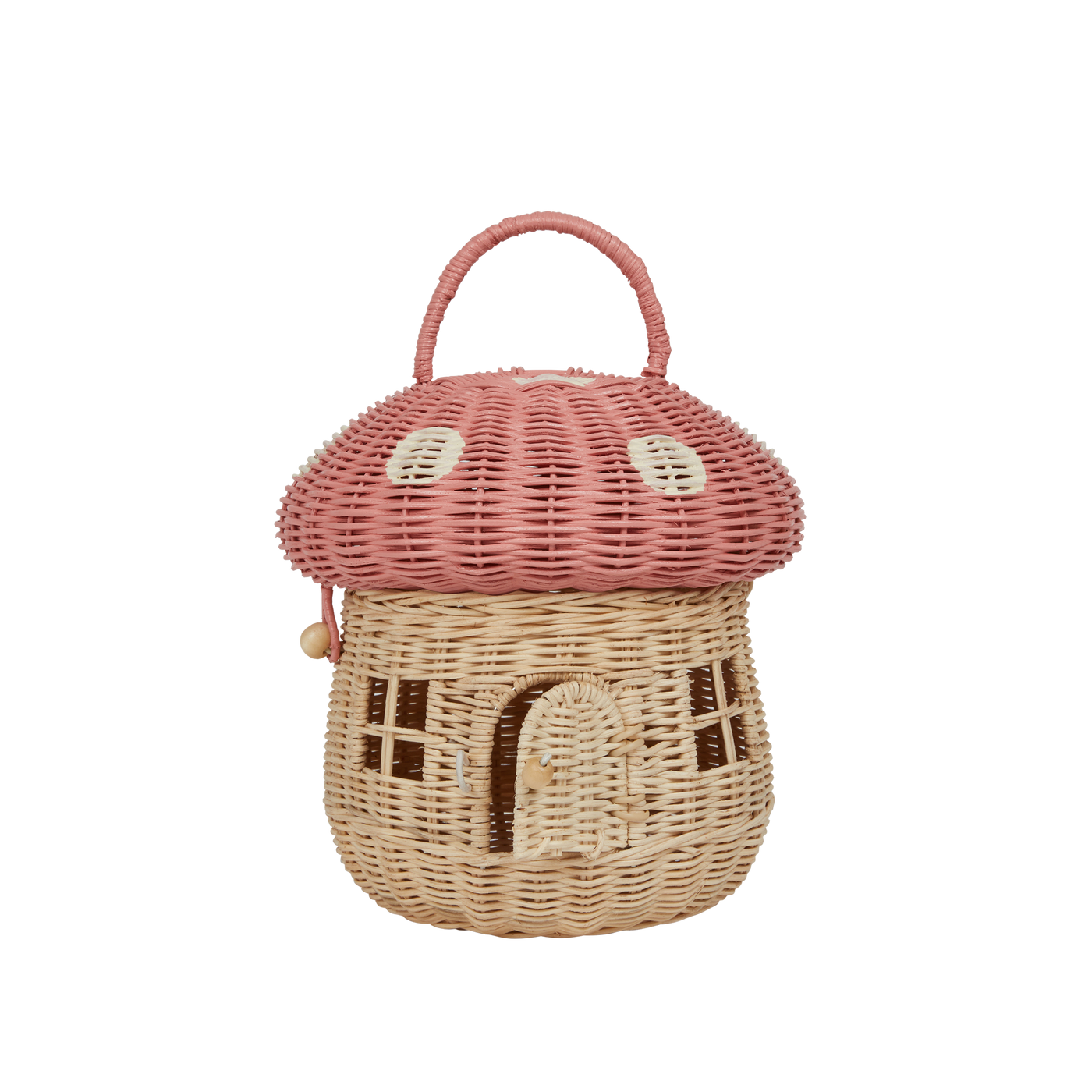 Olli Ella | Rattan Mushroom Basket Musk by Olli Ella - Friends of K