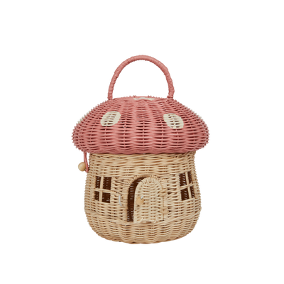 Olli Ella | Rattan Mushroom Basket Musk by Olli Ella - Friends of K