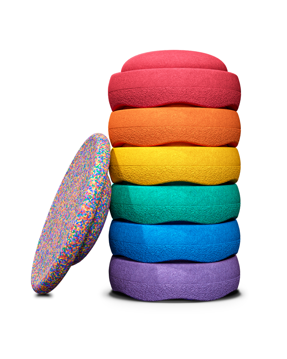 Stapelstein Classic Rainbow Set of 6+1 by Stapelstein - Friends of K