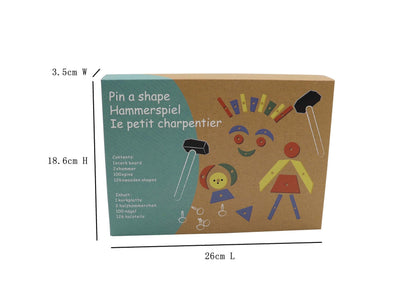 Tap a Shape with Hammer Nails by Kaper Kidz - Friends of K