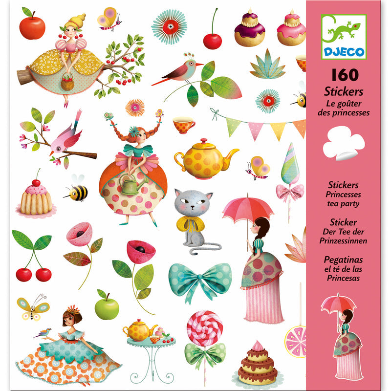Tea Party Stickers by Djeco - Friends of K