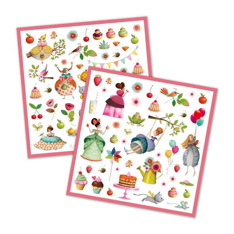 Tea Party Stickers by Djeco - Friends of K