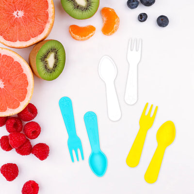 Fork and Spoon Set - Yellow by The Lunch Punch - Friends of K