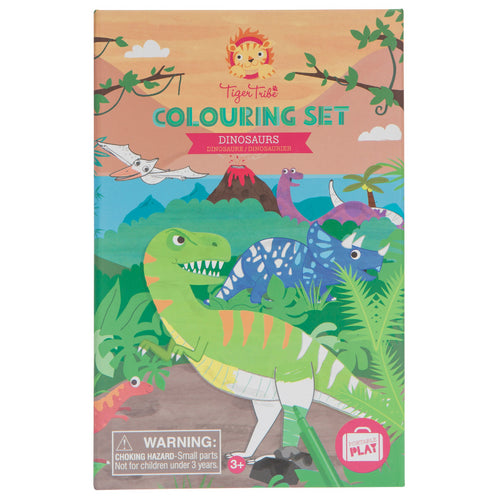 Colouring Set - Dinosaurs by Tiger Tribe - Friends of K