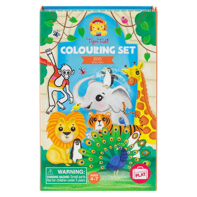 Colouring Set - Zoo by Tiger Tribe - Friends of K