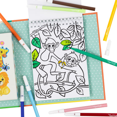 Colouring Set - Zoo by Tiger Tribe - Friends of K