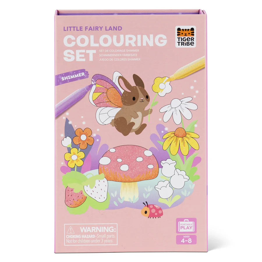 Shimmer Colouring Set - Little Fairy Land by Tiger Tribe - Friends of K