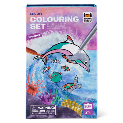 Shimmer Colouring Set - Sea Life by Tiger Tribe - Friends of K