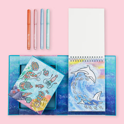 Shimmer Colouring Set - Sea Life by Tiger Tribe - Friends of K
