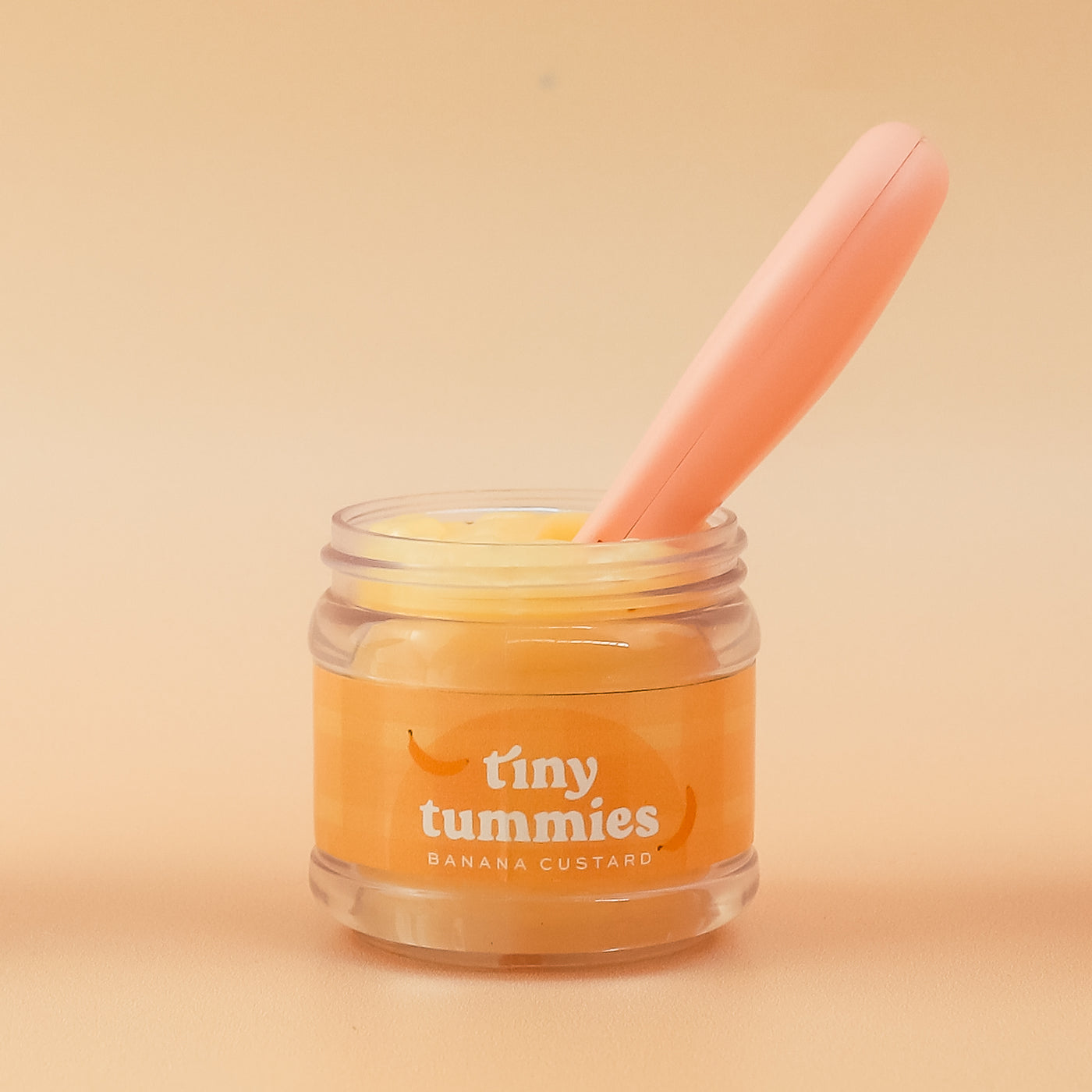 Tiny Tummies Food Jar and Spoon Set - Banana Custard by Tiny Harlow - Friends of K