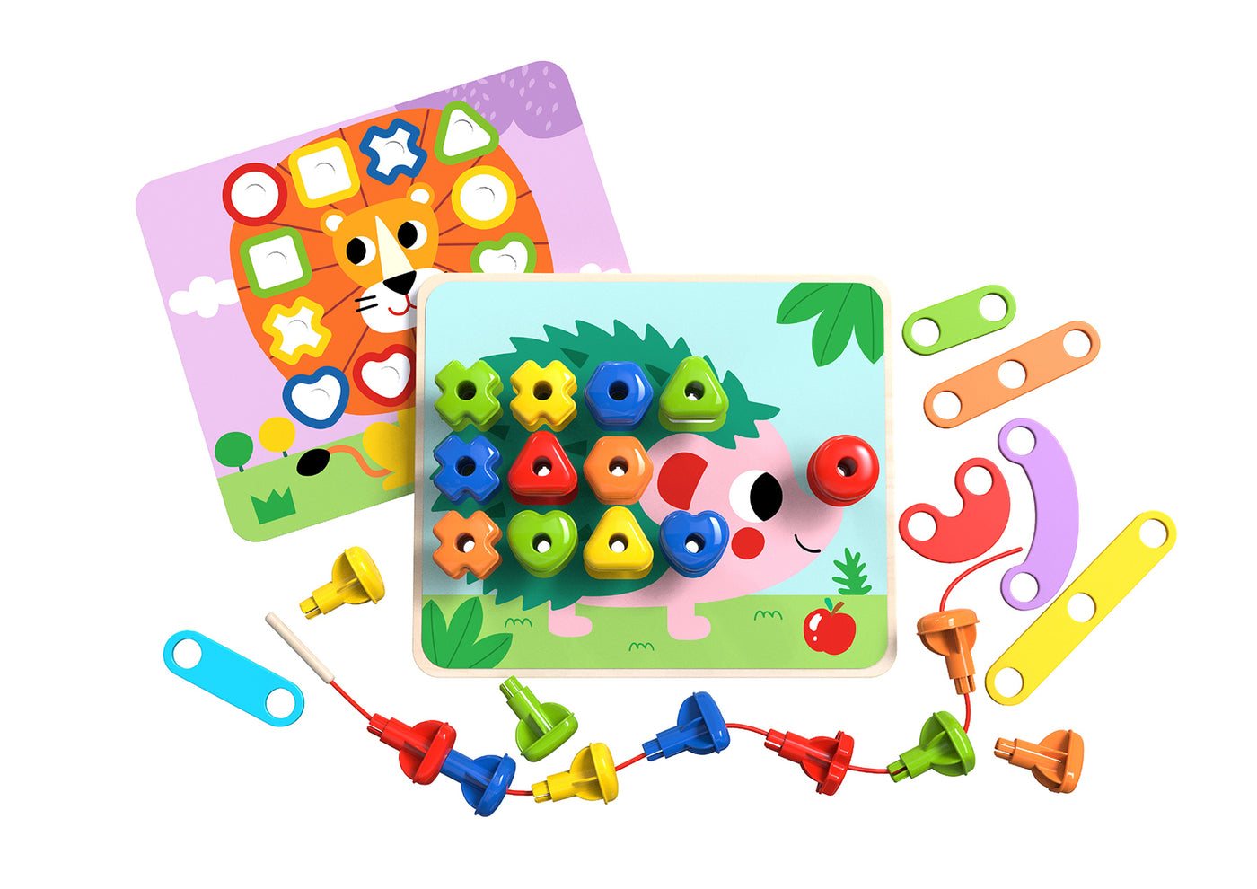 Rainbow Stacking Pegs by Tooky Toy - Friends of K