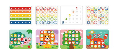 Rainbow Stacking Pegs by Tooky Toy - Friends of K