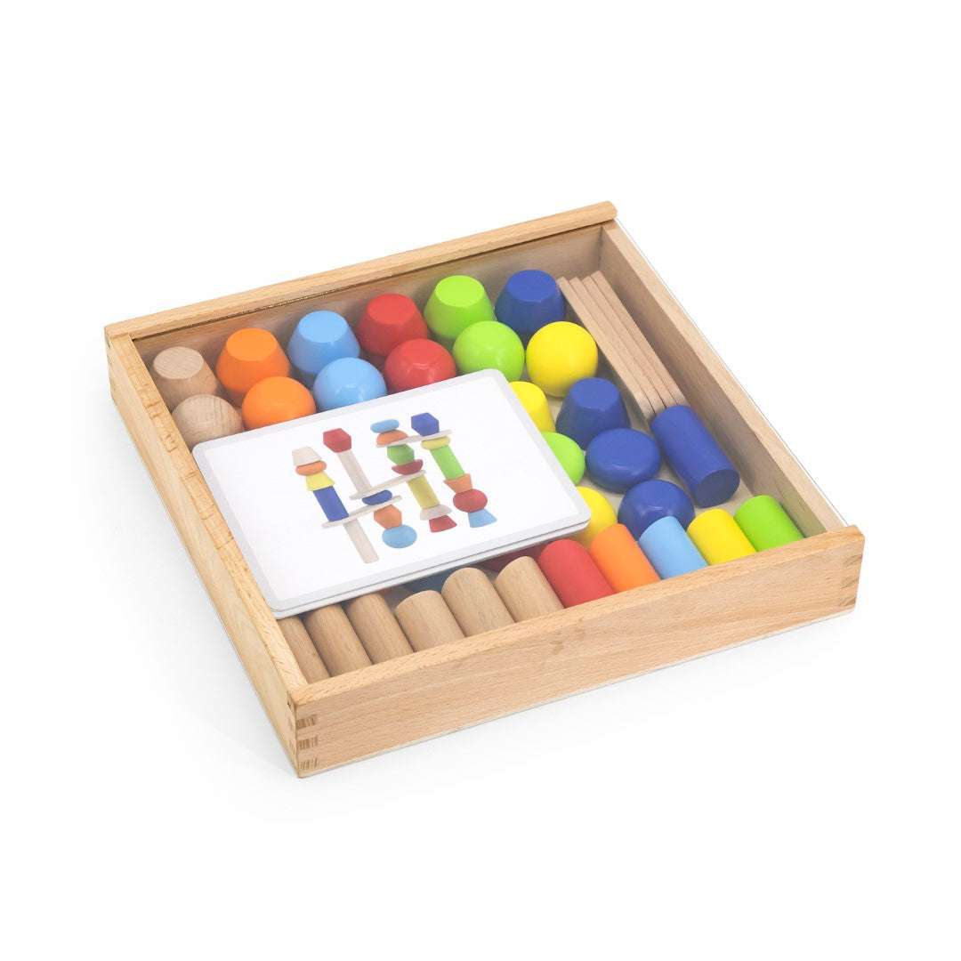 Blocks Tower Building Game by Viga Toys - Friends of K