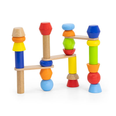 Blocks Tower Building Game by Viga Toys - Friends of K