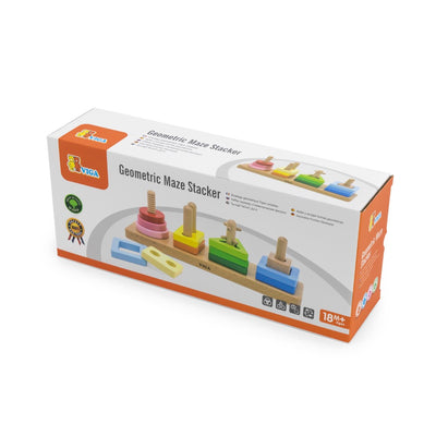 Geometric Maze Stacker by Viga Toys - Friends of K