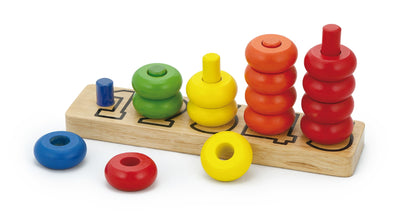 Stacking Rings (Counting numbers) by Viga Toys - Friends of K