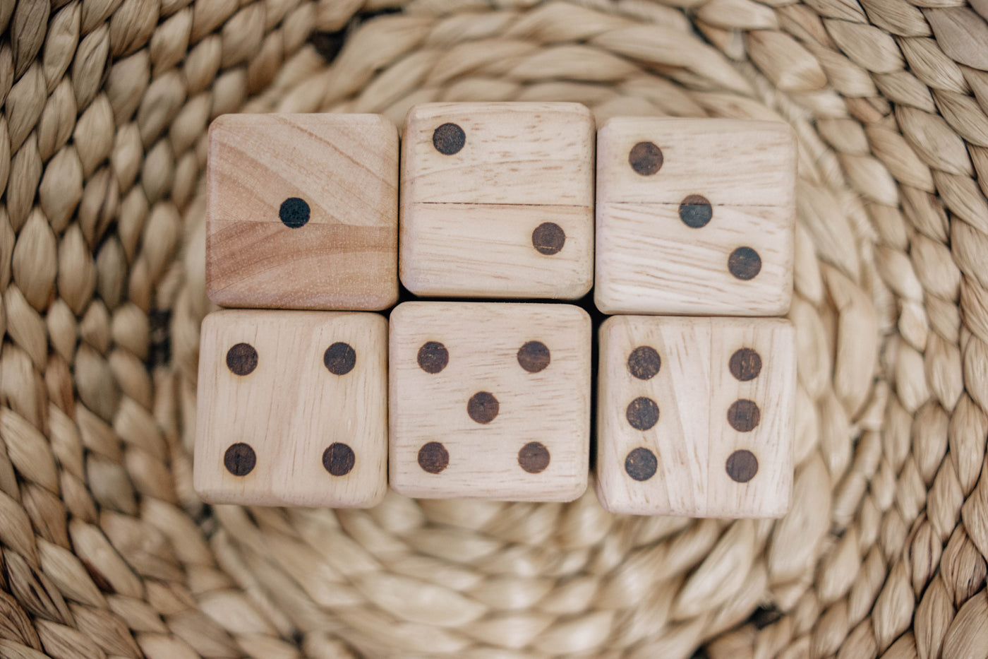 Wooden Dice Set by QTOYS - Friends of K
