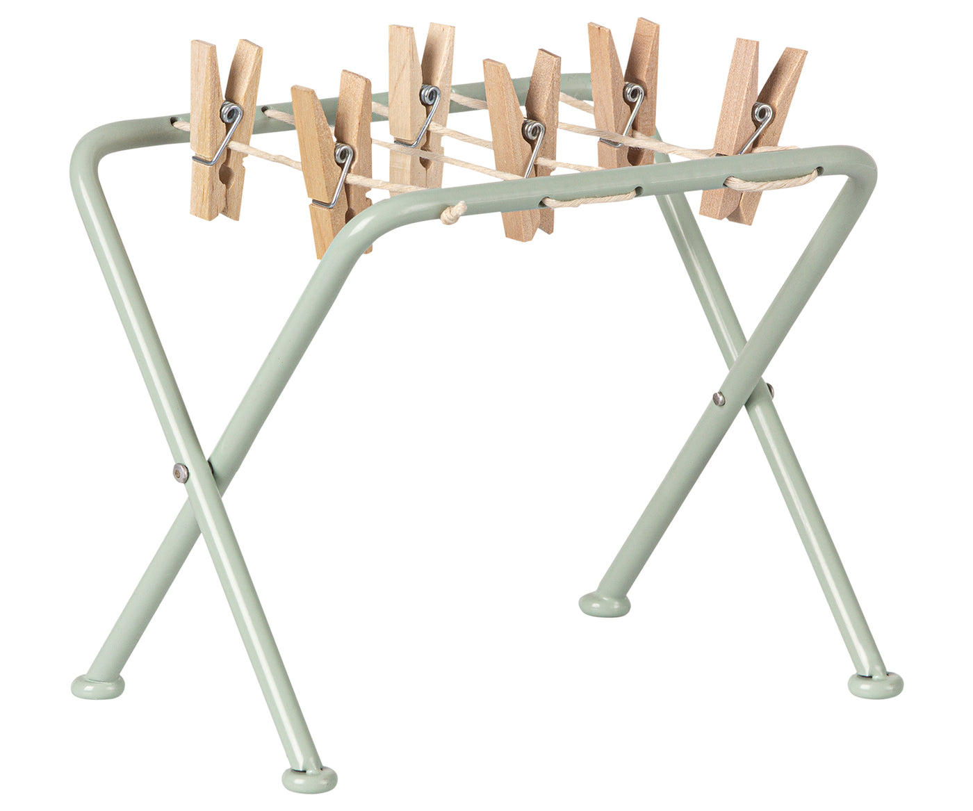 Drying rack with pegs