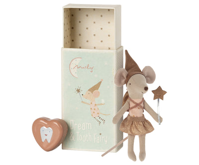 Tooth Fairy Mouse in box Rose