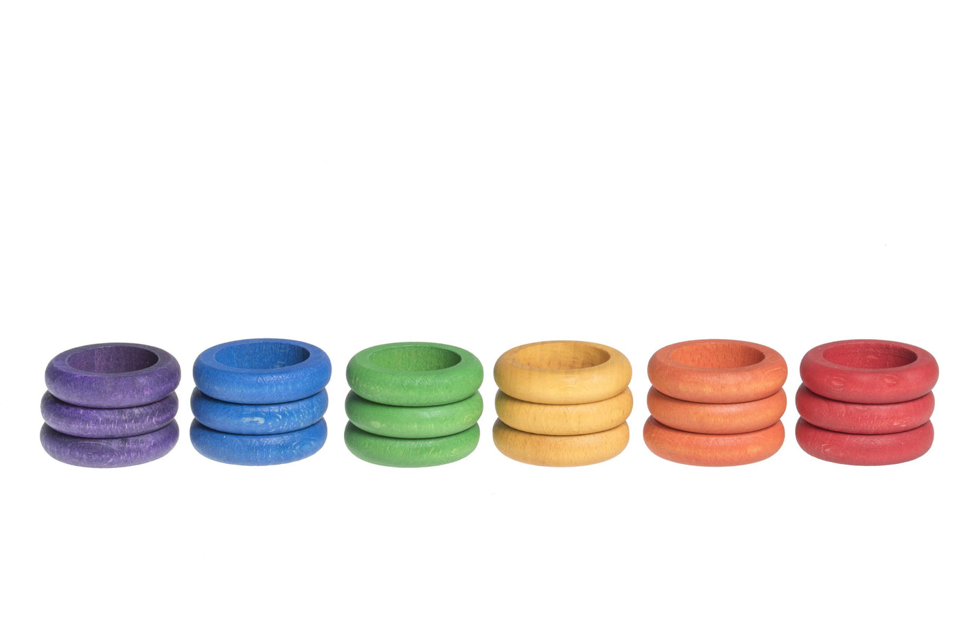 Grapat Rings (6 Colours, 18 pieces)