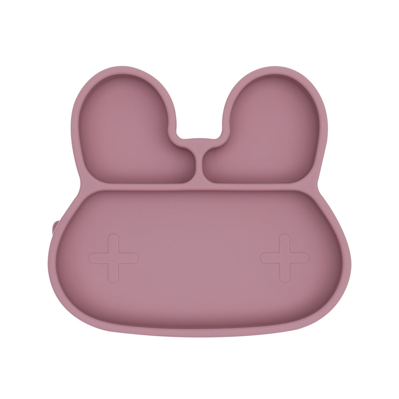 Bunny Stickie™ Plate - Dusty Rose