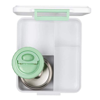 Grand Lunch Box With 4 Compartments And 1 Food Jar - Dino