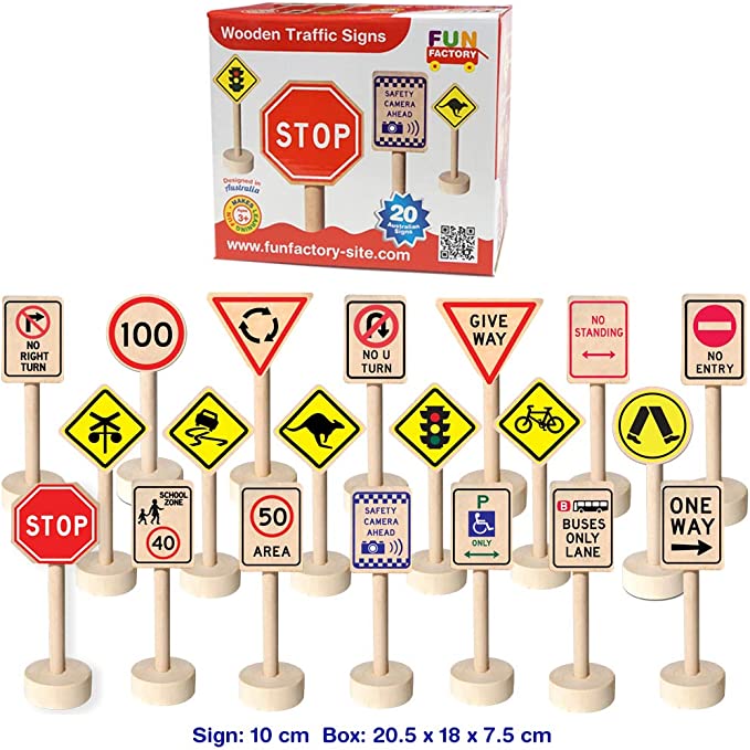 Fun Factory | Traffic Signs - 20pc | Friends of K