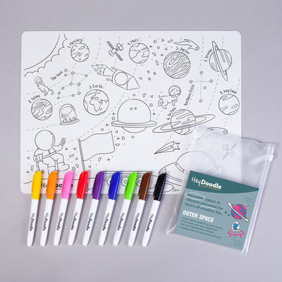 Reusable Silicone Drawing Mat: DRW | Outer Space