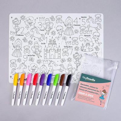 Reusable Silicone Drawing Mat: 123 | Sugar and Spice