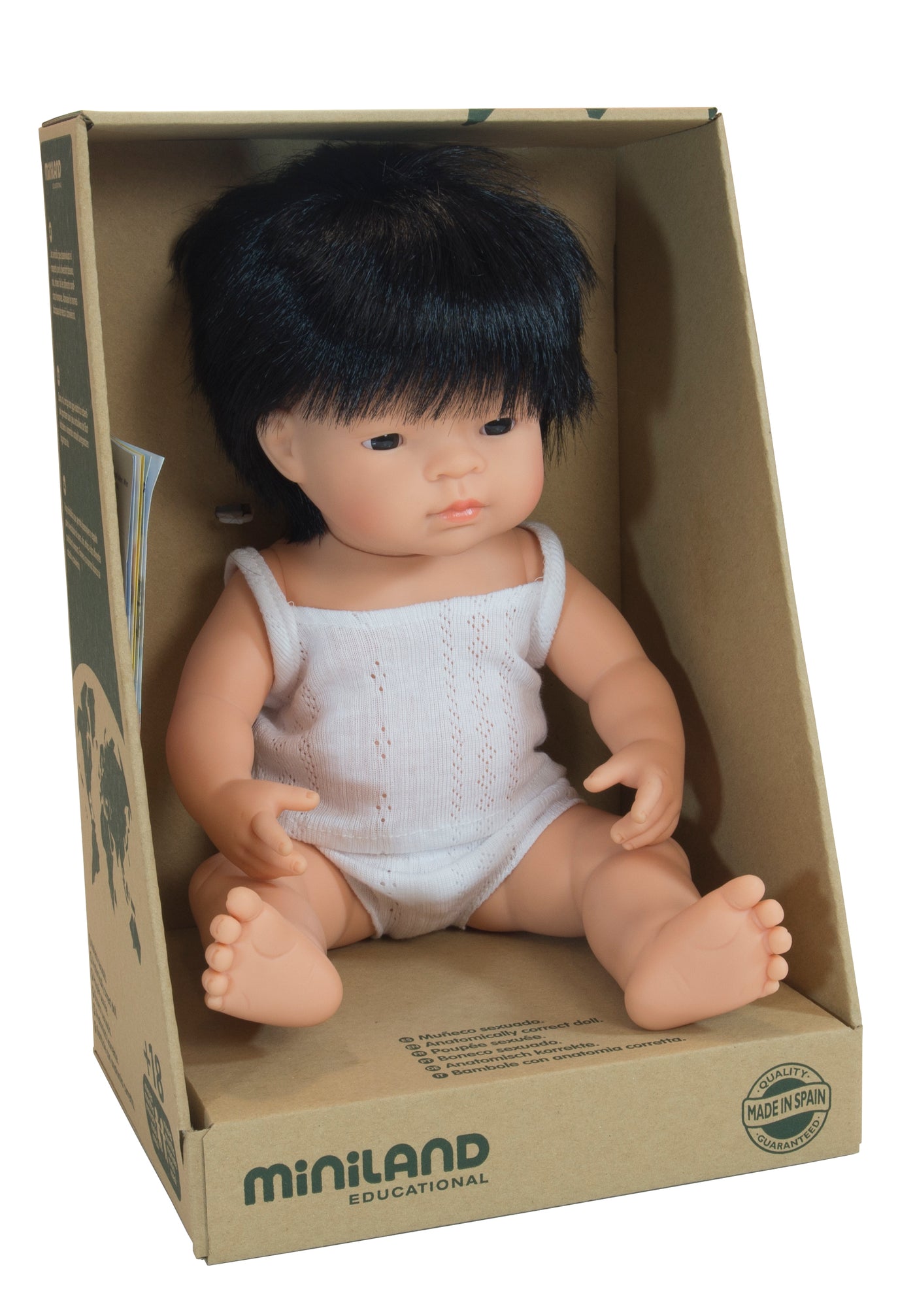 Asian Boy Doll 38cm (Damaged Box)