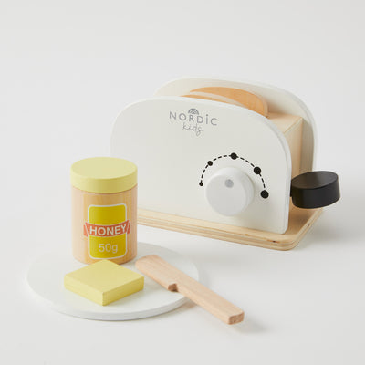 Wooden Toaster Set
