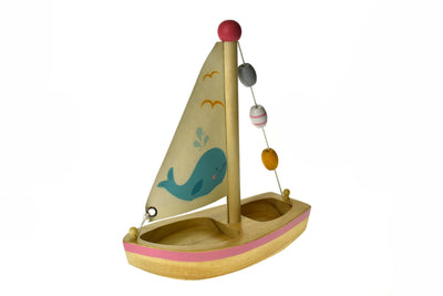 Calm & Breezy Wooden Sailboat