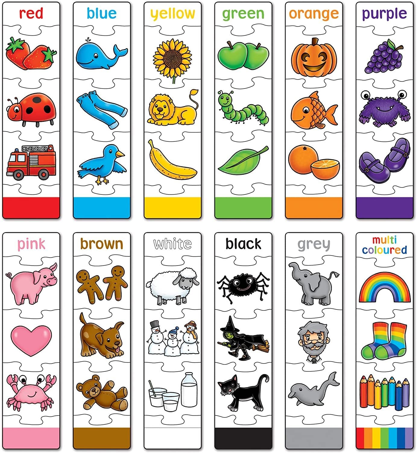 Colour Match Jigsaw Puzzle (12 piece)