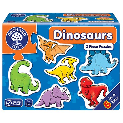 Dinosaur Jigsaw Puzzles (set of 6)