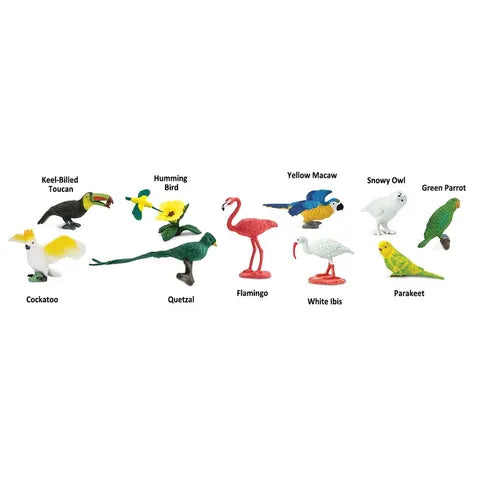 Safari Ltd | Exotic Birds Toob