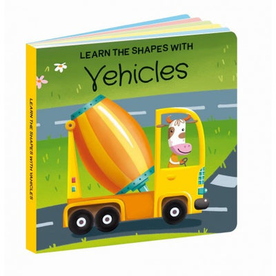 Learn Shapes Vehicles 3D Puzzle and Book Set (40pc)