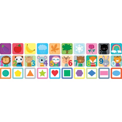Mega Memory and Book Set - Colours, Numbers and Shapes Mega Memory and Book Set - Colours, Numbers and Shapes