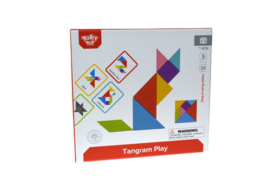 Tangram Play Wooden Brainteaser Game