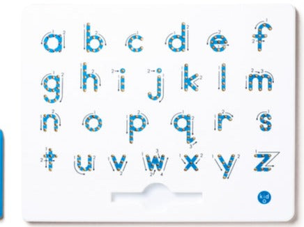 A-Z Lower Case Alphabet Magnatab By Kid O by Kid O Toys - Friends of K