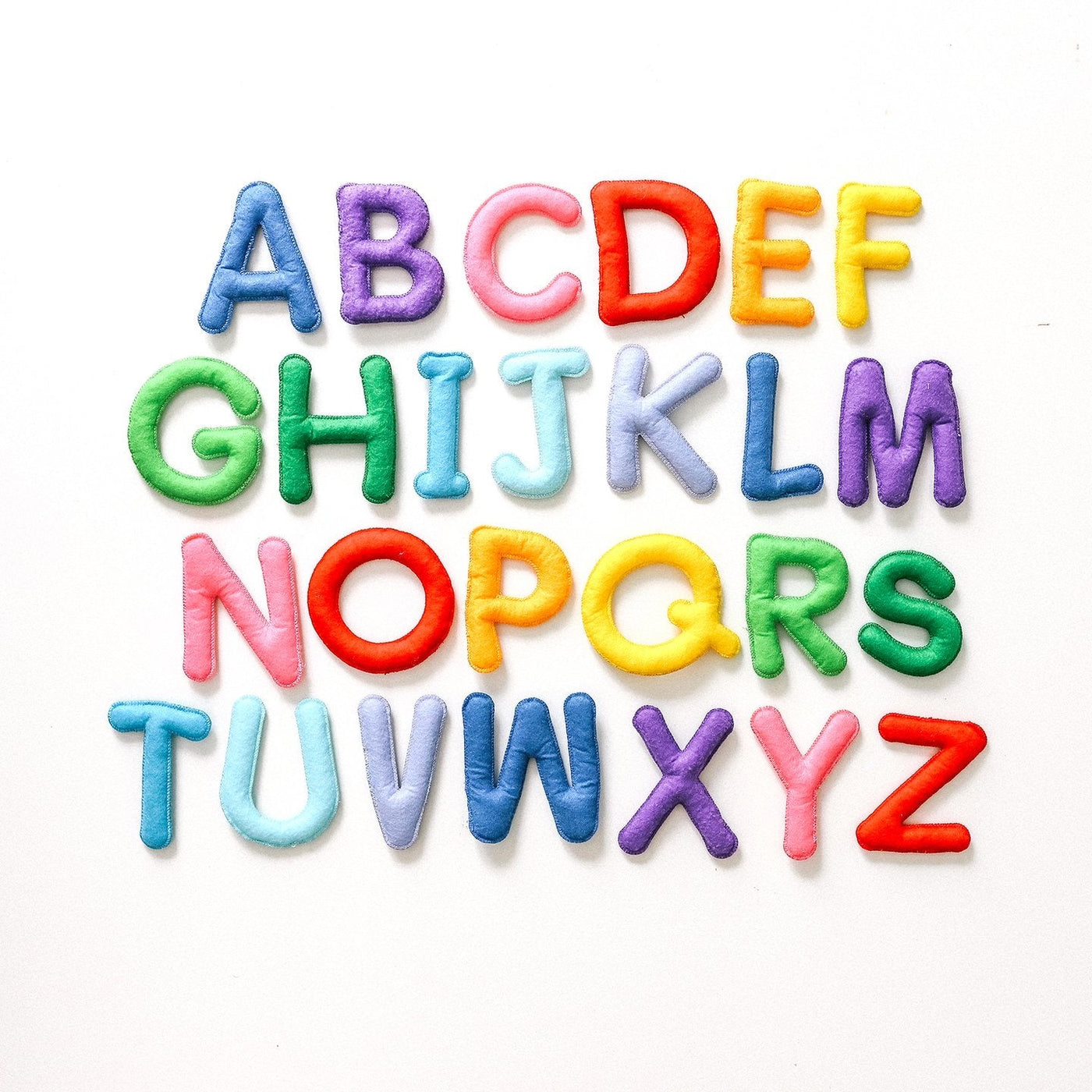 ABC Uppercase Felt Alphabet & Flashcards by Curious Columbus - Friends of K