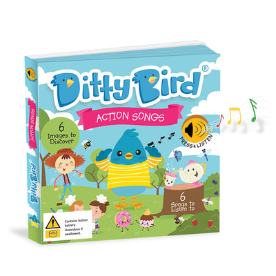Action Songs Board Book by Ditty Bird - Friends of K