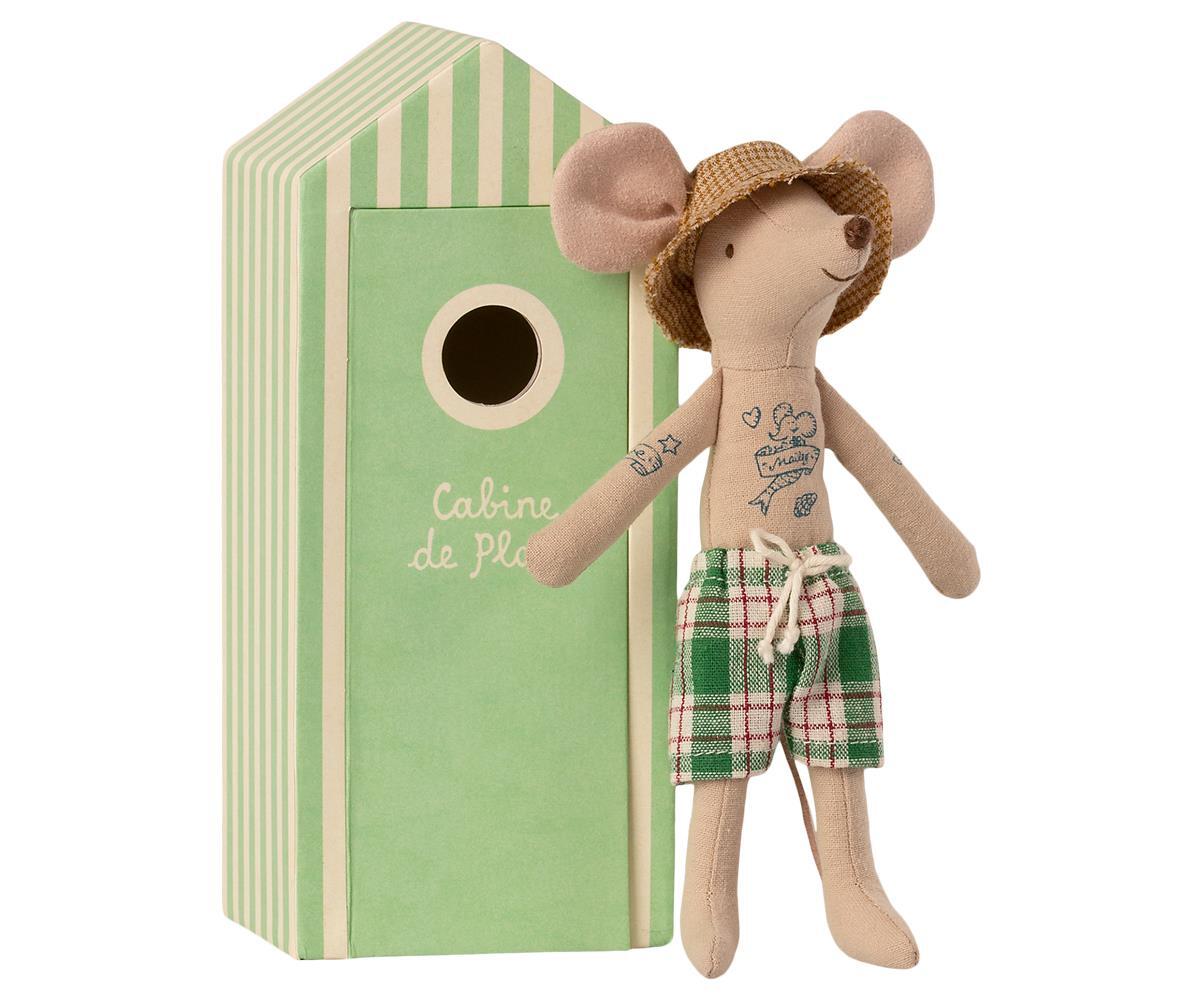 Beach Mouse Dad in Cabin by Maileg - Friends of K